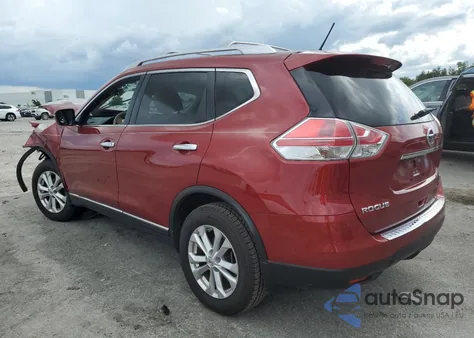 2015 Nissan Rogue S из США, поврежденный, VIN KNMAT2MT3FP565354